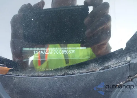 2012 Nissan Maxima 3.5 Sv z USA, uszkodzony, nr VIN 1N4AA5AP7CC850839